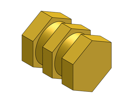 ISB - Insert hexagonal borgne